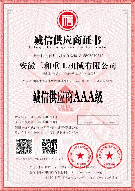 Business certificate
